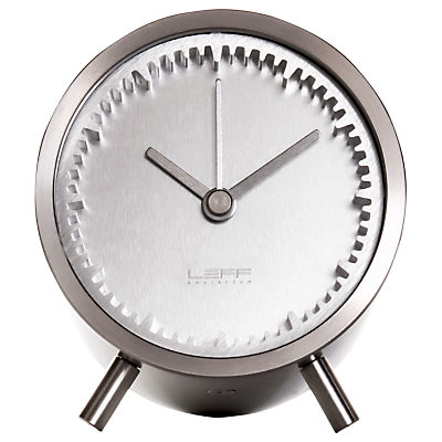 LEFF Amsterdam Tube Clock by Piet Hein Eek Chrome